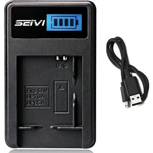 Battery Charger for Samsung BP70A, BP-70A, EA-BP70A, EA-BP70A/EP