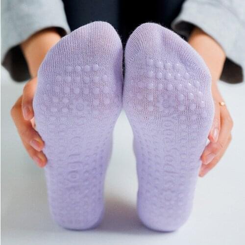 Women High Quality Yoga Socks Breathable Anti-Slip Quick-Dry Damping Pilates Ballet Socks With Grips for Fitness Gym Exercise F
