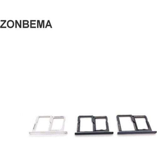 ZONBEMA 10pcs Original SIM Card Tray Slot Holder For LG X Power K220DS LS755 K450 Replacement Part