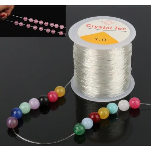1Roll Strong Crystal DIY Beading Stretch Cords Elastic Line For Jewelry Making Supply Wire String jeweleri thread String Thread