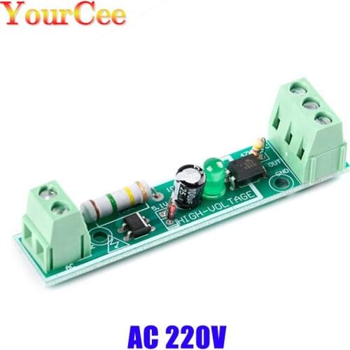 1Pcs High Quality Channel AC 220V Optocoupler Isolation Module High Voltage Opto Isolator