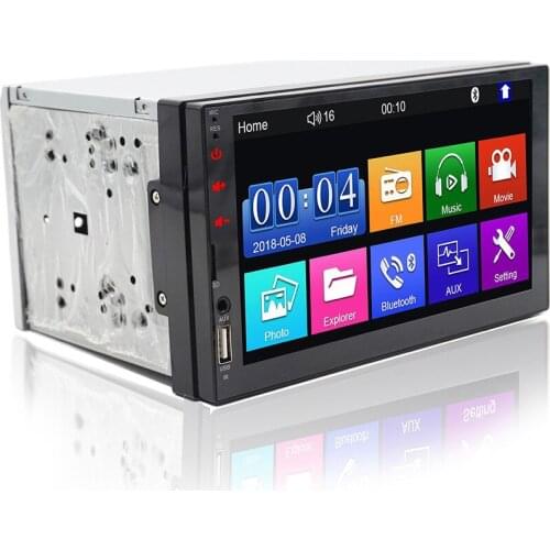 1080p HD Player Car MP3 MP4 MP5 Power Amplifier Mobile Phone Interconnection Reverse View 7 Inch Capacitive Screen