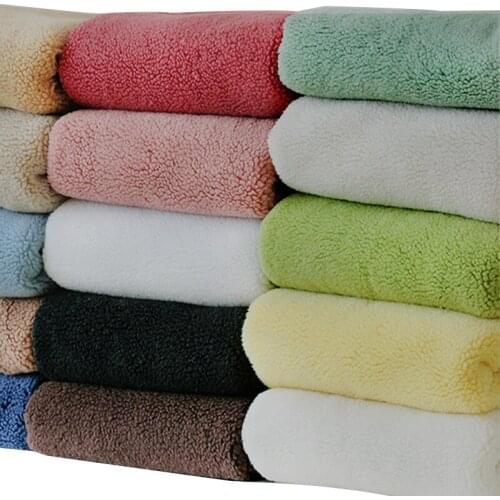 155x50cm Chemical Fiber Coral Fleece Fur Fabric Cloth DIY Sweater Inner Lining Clothing Cloth