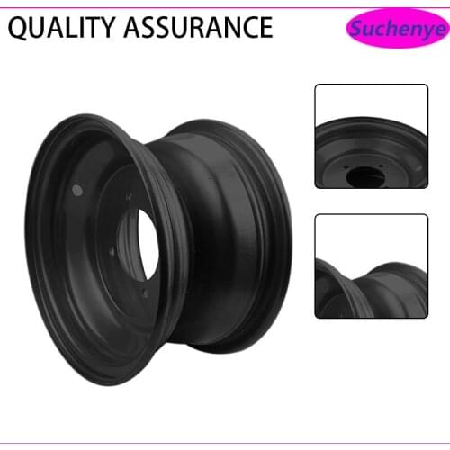 8 inch Small 4-hole Iron Wheel Hub Rear Wheel Front 19x7-8 rear 18x9.50-8 inch wheels for ATV Kart tire accessories
