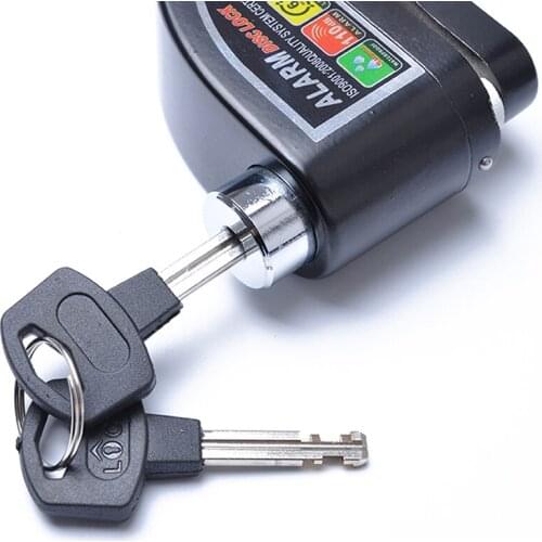 Alarm Disc Disk Lock Disclock Brake Wheel Lock For Motorcycle Bike Bicycle