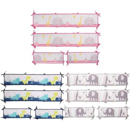 Newborn Baby Bed Bumper 4 Pieces Surrounding Crib Bumpers Baby Bed Crib Bumper Kids Bed Baby Cot Protector Baby Room Decor