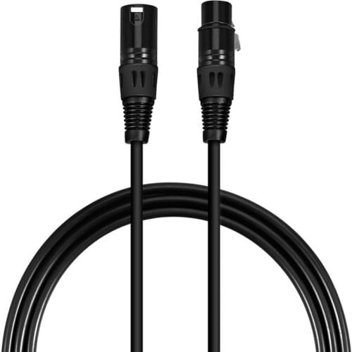 BLUELANS 0.5/1/3/2m XLR 3 Pin Male to 5 Pin Female DMX Converter Adapter Cord Wire Cable