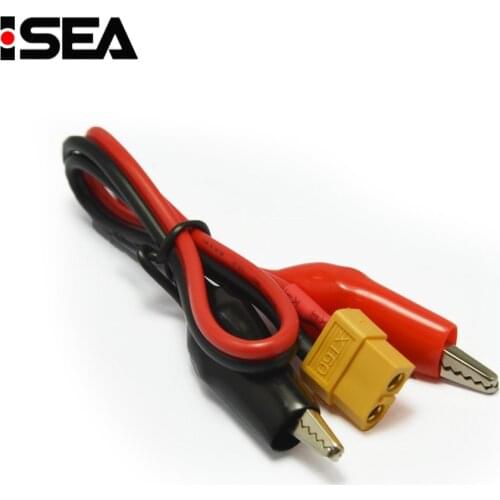 HTRC Charger Cable XT60 Femal Conector Plug To Universal Crocodile Clip