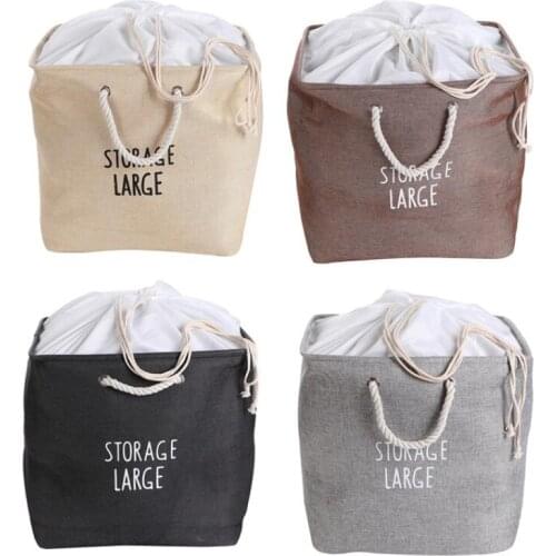 EVA Multifunction Home Foldable Bathroom Dirty Clothes Laundry Storage Buckets box Kids Toy Double layer thick Storage Basket