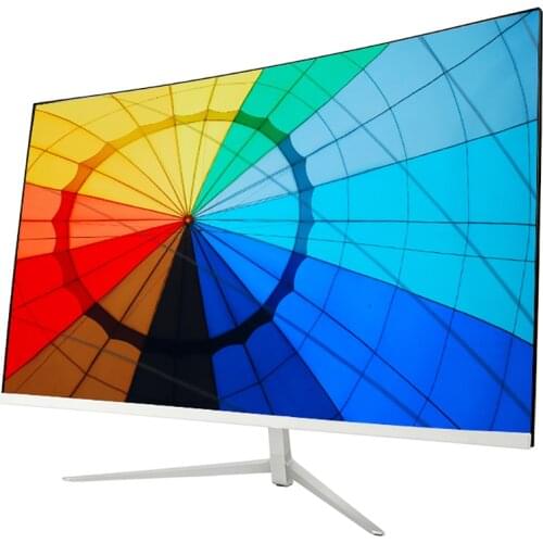 Curved 1920x1080 HDMI Vga Monitor, White, 27",Gaming Monitor For Pc,Monitor Gamer