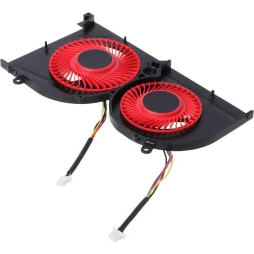Laptop GPU CPU Cooling Fan for MSI GS63VR GS63 GS73 GS73VR MS-17B1 Stealth Pro CPU BS5005HS-U2F1 GPU BS5005HS-U2L1 Cooler P82A