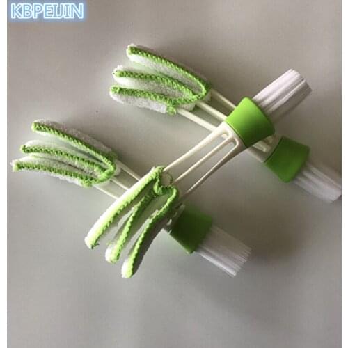 New Car styling Car Air Conditioning Vent Blinds Cleaning Sticker For Audi a4 a3 q5 q7 a5 b6 b8 a6 c5 b7 c6 a8 tt Accessories