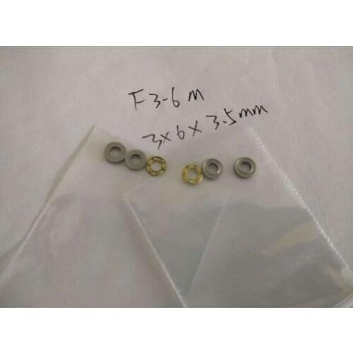 10pcs Axial Ball Thrust Bearings F3-6M(3*6*3.5 mm )Plane thrust ball bearing F3-6M--Free Shipping
