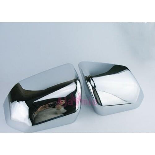 2015 2016 2017 Door Mirror Cover Trim ABS 2pcs Mirror Surface Detector Chrome Car Styling For Ford F150 Accessories