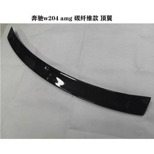 Suitable For Benz Tail W204 Modified Amg Carbon Fiber Rear Sunshade Top Wing Accessories