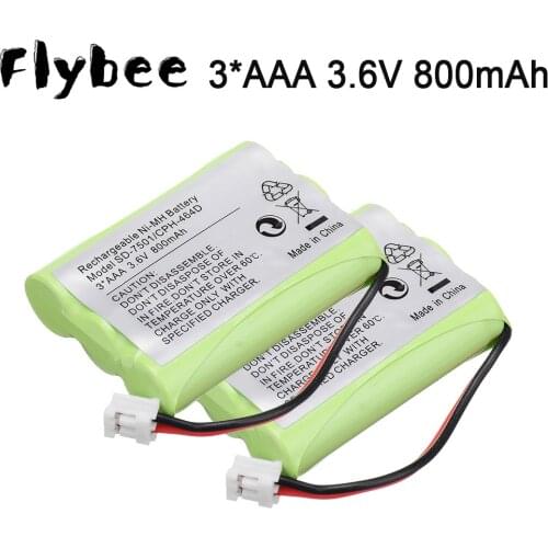 Ni-MH 800mAh 3.6V Replacement Cordless Home Phone Battery for Motorola SD-7501 V-Tech 89-1323-00-00 AT & T Lucent 27910 FLYBEE