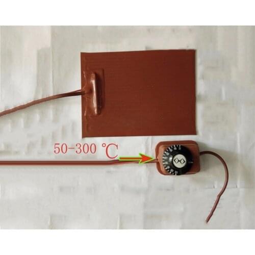Universal Silicone Heater, 600*600MM 600W 230V, 3M Adhesive Backing, Flexible Heating Element 3d stampante heating thermostat