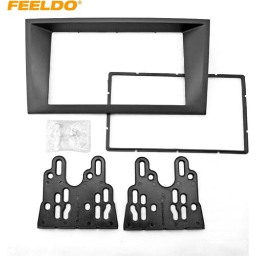 FEELDO 2DIN Car Refitting Radio Stereo DVD Frame Fascia Dash Panel Installation Kits For Ford Mondeo(2000-2007) #HQ1619