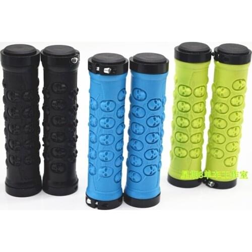 Bicycle Grips 22.2mm 133mm Mountain Bike City Road Bicycle Folding Bike Handle Bilateral Lock Ring TPR Rubber protective cover