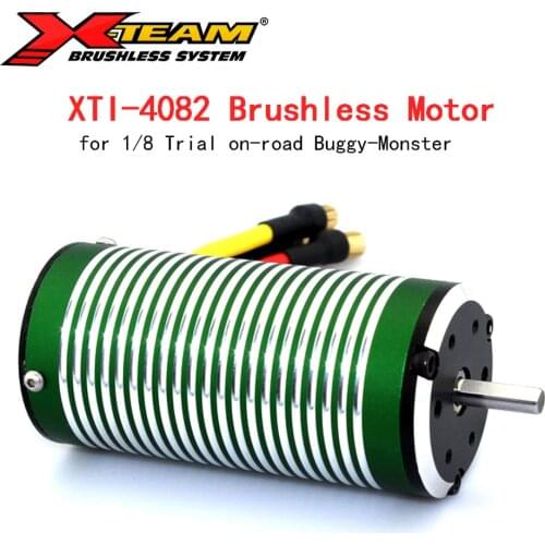 X-TEAM Brushless Motor 4082 1450KV 1600KV 2000KV 2200KV BLDC Motor Electromotor for RC Cars 1/8 Trial on-road Buggy-Monster