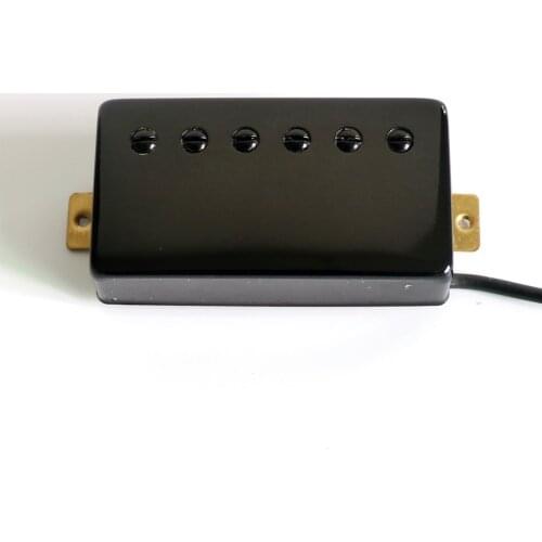 LP guitar parts Black color ceramic magnet standard humbucker guitar pickup with splitting output wires