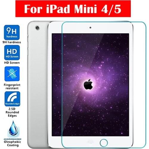 Screen Protector for iPad Mini 5 / Mini 4 Tempered Glass 9H Hardness HD Clear Glass Film for iPad Mini 5 2019 7.9 inch