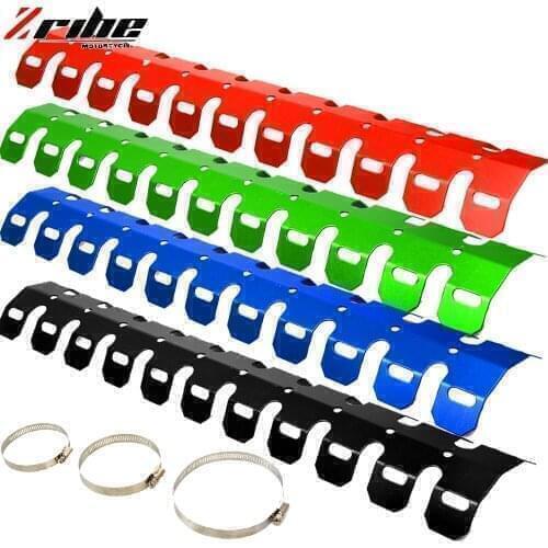 Motorcycle Exhaust Shield Muffler Pipe Protector Cover Heat Shield for HONDA CRF 450X/250LX/250L for YAMAHA YZ 125 250 426F r30