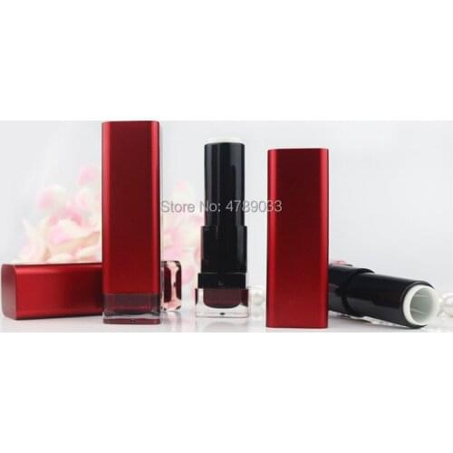 10/30/50pcs 12.1mm Red Empty Lipstick Tubes Container DIY Lip Balm Tube Cosmetic Bottle Free Shipping