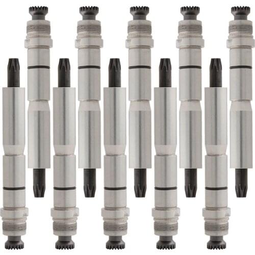 10xShaft for Dental 1:5 Increasing LED Fibre Optic Contra Angle Handpiece Red Ring Air Turbine Inner Water BDX95L