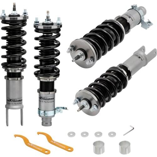 24 Way Damper Adjustable Racing Coilover Lowering Struts for Honda CRX 1988-1991 Shock absorber strut