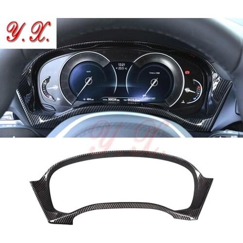 Car styling For BMW X3 Dash board decorative Chrome Covers Trim sticker for BMW F25 X3 2018 Interior Accessories
