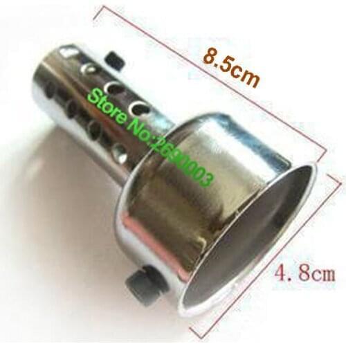 Free Shipping 4.8cm DB Killer Motorcycle Exhaust Muffler Pipe Silencer Back Pressure for 48mm Outlet Motorbike Exhaust Pipe