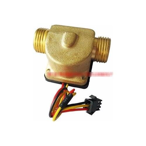 F021 G1/2 Male Thread Water Flow Sensor Hall Flow Sensor Switch Flow Meter Flowmeter Water Control Counter DN15 1-30L/min