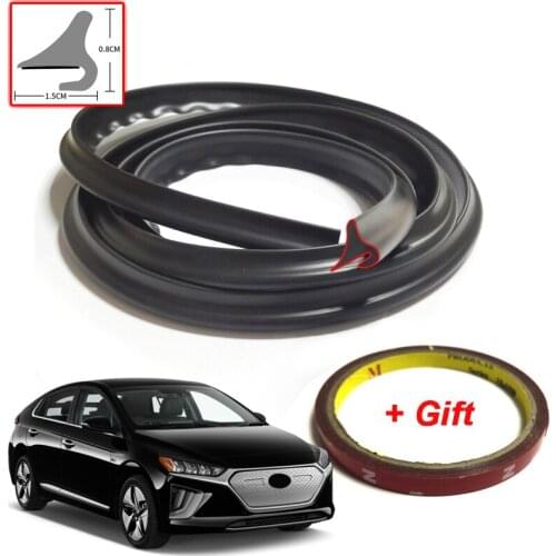 For Hyundai Ioniq 2018-2021 DIY Car Seal Strip Windshied Spoiler Filler Protect Edge Weatherstrip Strip Sticker Auto Accessories