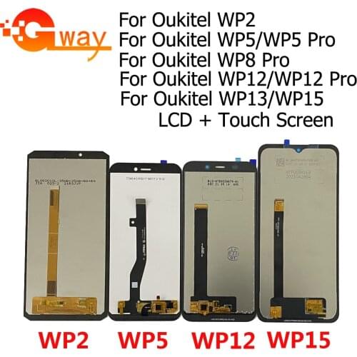 6.0" For Oukitel WP2 LCD Display And Touch Screen Digitizer Assembly Phone Replacement Parts + Tool+ Adhesive