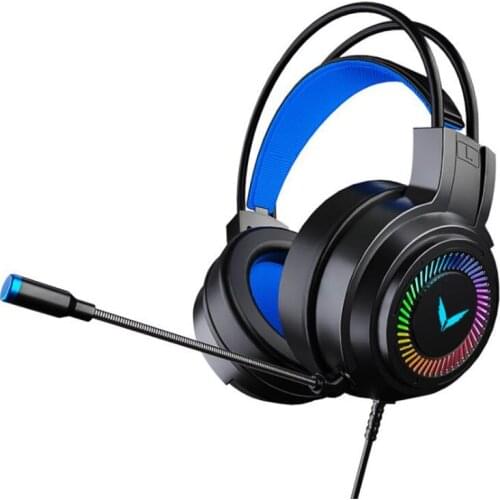 G58 Gaming Headsets 7.1 Surround Sound Stereo USB Wired Earphones With Original Microphone Colorful Light For PC Laptop PS5