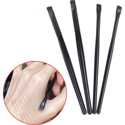 Brow Contour Brush Eyebrow Eyeliner Brush Professional Small Angled Eyebrow Brush High Quality Eye brow liner Brush Makeup Tools