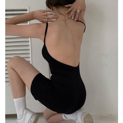 Bodysuit women clothing summer sexy bodys sleeveless Backless High waist Slim short femme jumpsuit Sling Nightclub Bodysuits trf