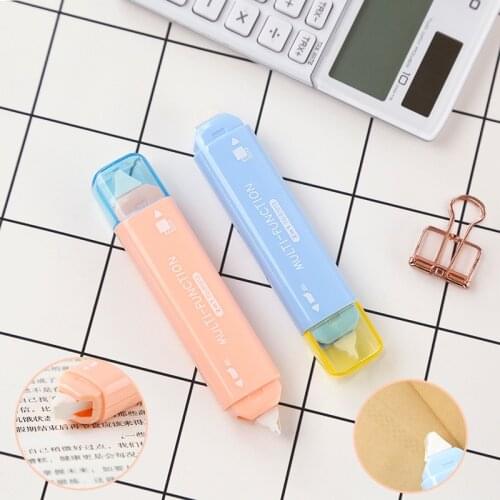 Mohamm Correction Tape With Double-sided sticky Tape Combination School Supplies Korean Stationery Kawaii Accessories