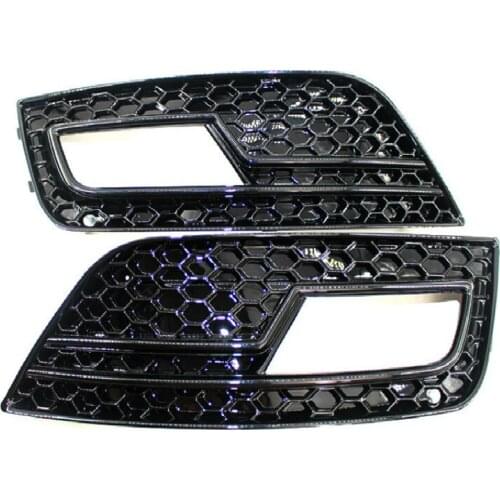Paint grill black bar Under Grid Fog Lamp Frame Honeycomb Grid For 13-15 Audi A4 B9 S4 RS4 8K0807681K