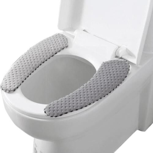 1pc Nordic Thick Toilet Seat Covers Soft Washable Wc Cover Mat Summer Seat Universal Supplies Lid Closestool Home Toilet Ca U8W0