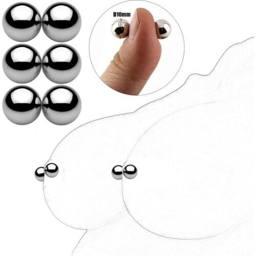 10mm Magnetic Ball G Spot Nipple Clamps Couples Adult Games Sex Toys For Women Man Female Masturbator Breast Clitoris Stimulator