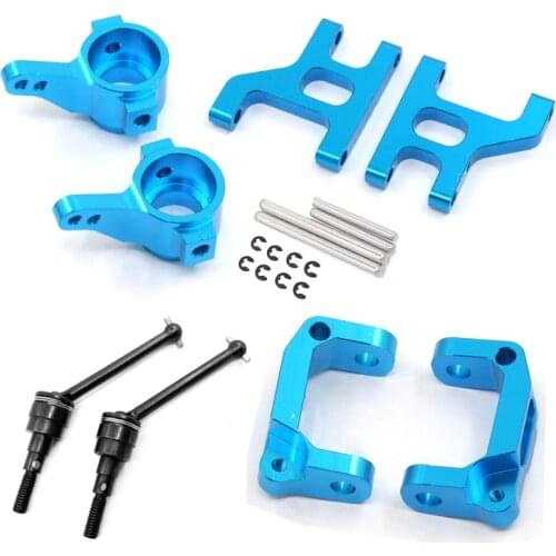 CC01 Full Set Upgrade Parts Aluminum Alloy Swing Arm C Seat Steering Cup Metal Drive Shaft For 1/10 RC Car TAMIYACC01
