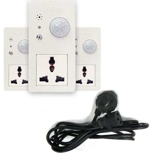 Infrared inductio or voice control Socket Intelligent Home Control for Smartphone Automation Smart Timer Switch Wall Plug