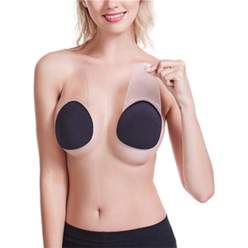 Self Adhesive Silicone 1 Pair Instant Lift Up Tape Petals Reusable Pad Invisible Breast For Party Dress Flower Nipple Cover Bra