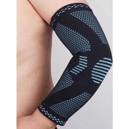 Sports Fitness Knitted Elbow Brace Compression Support Sleeve for Tendonitis Arthritis Treatment Joint Pain Relief Protector