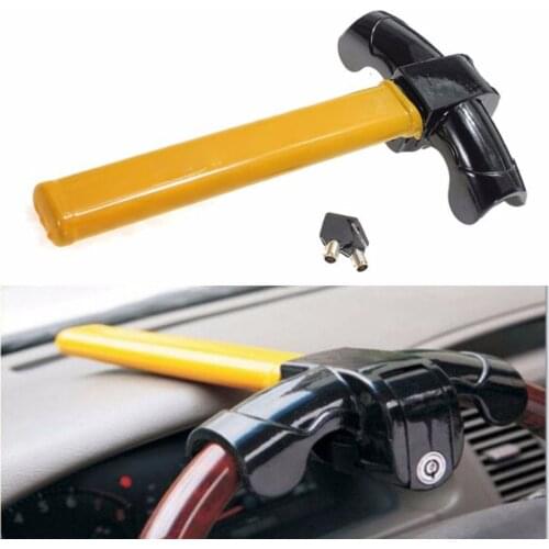 Universal Heavy Duty Anti-theft Steering Wheel Lock Car/Van Security Rotary Steering Wheel Lock Enhance Car Security