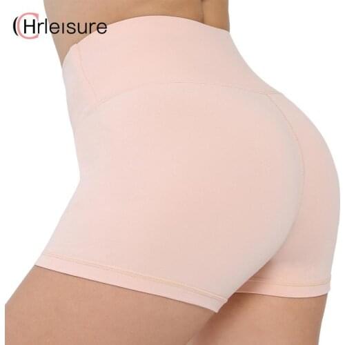 CHRLEISEURE Woman Shorts Seamless Biker Shorts Women High Waist Female Clothing Push Up Short Elasticity Breathable