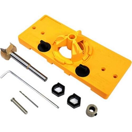 35MM Woodworking Hole Opener 35 Hinge Locator Hole Punch Set Drilling Guide Locators Door Cabinet Accessories Tool