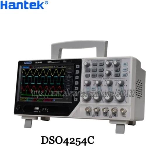 Hantek DSO4254C Digital Storage Oscilloscope 64K 4CH 250MHz bandwidth with signal source 1GS/s